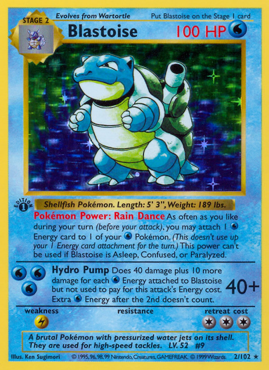 Blastoise - 2/102 Base