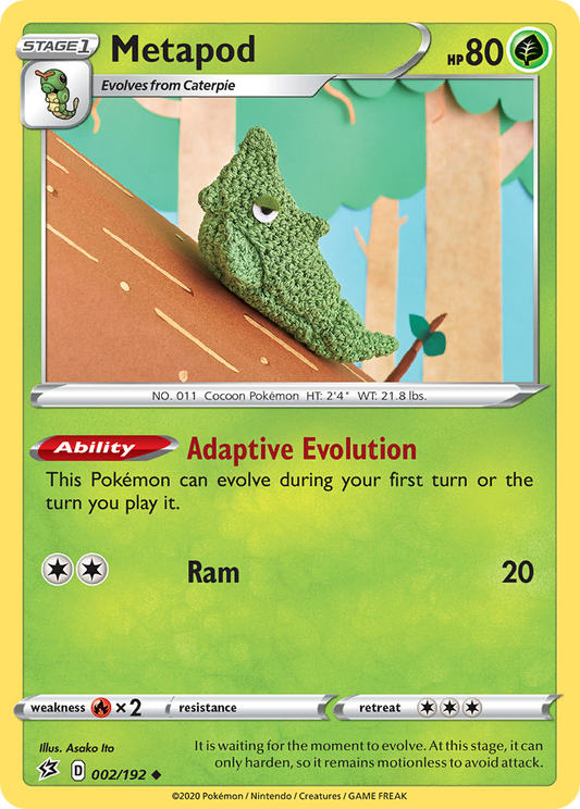 Metapod - 2/192 Rebel Clash