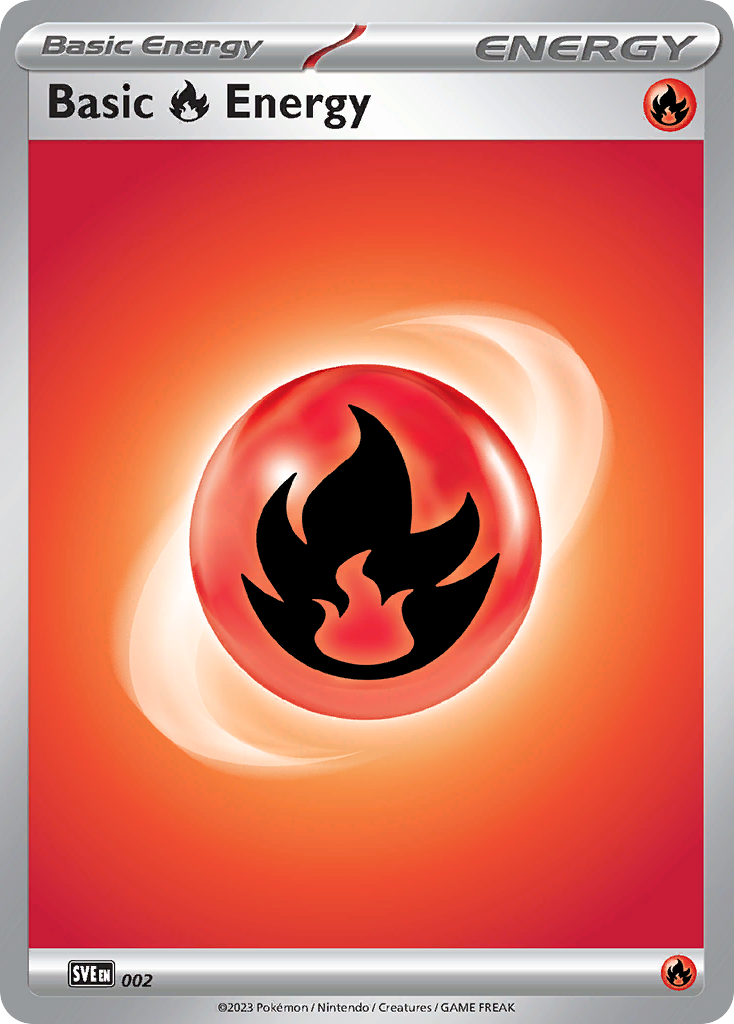 Basic Fire Energy - 2/8 Scarlet & Violet Energies