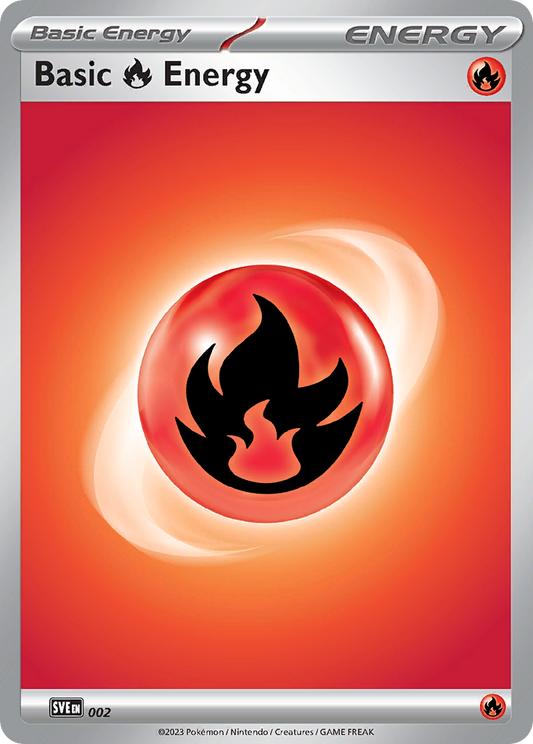 Basic Fire Energy - 2/8 Scarlet & Violet Energies