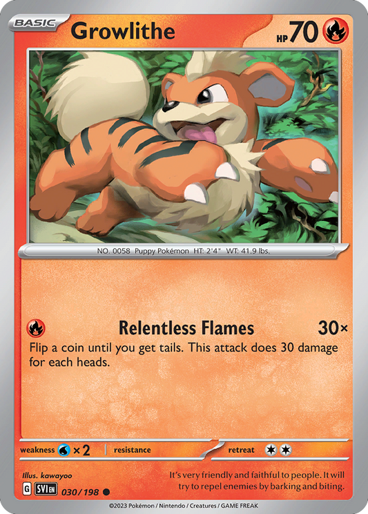 Growlithe - 30/198 Scarlet & Violet