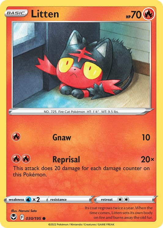 Litten - 30/195 Silver Tempest