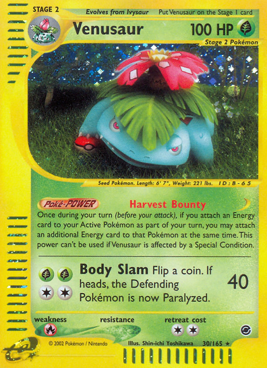 Venusaur - 30/165 Expedition Base Set