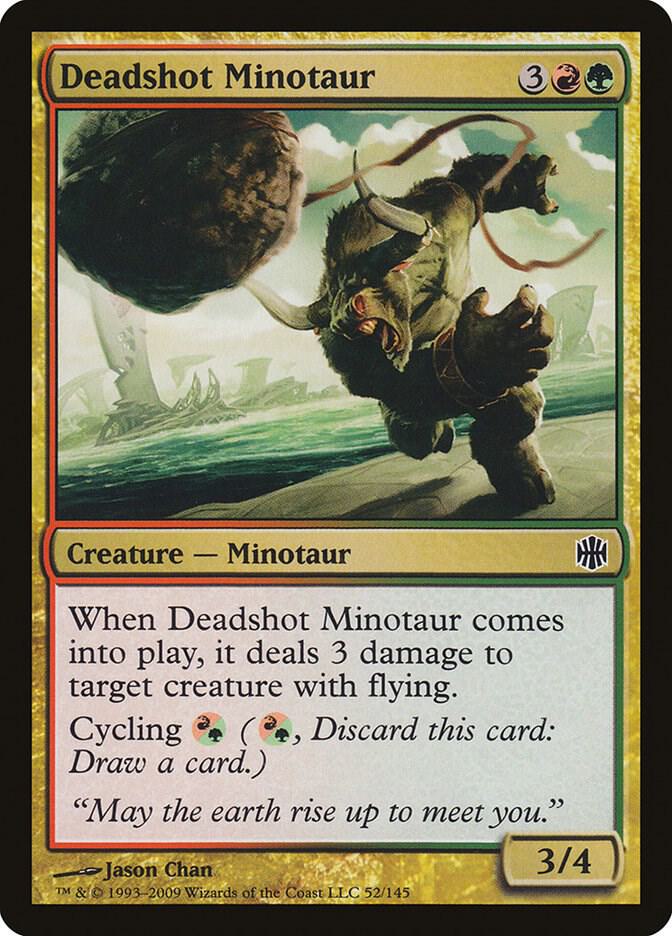 Deadshot Minotaur [Alara Reborn] 52