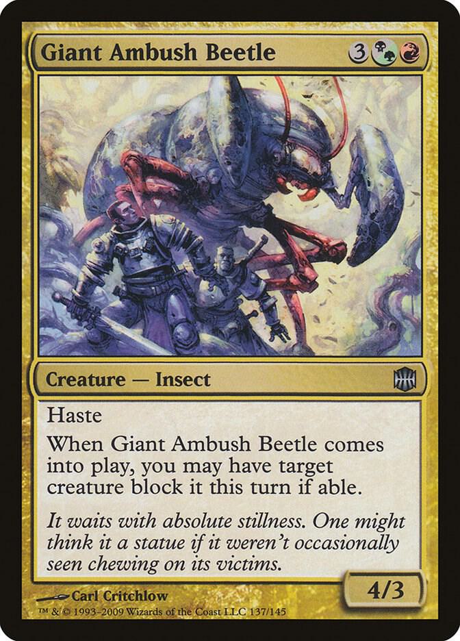 Giant Ambush Beetle [Alara Reborn] 137