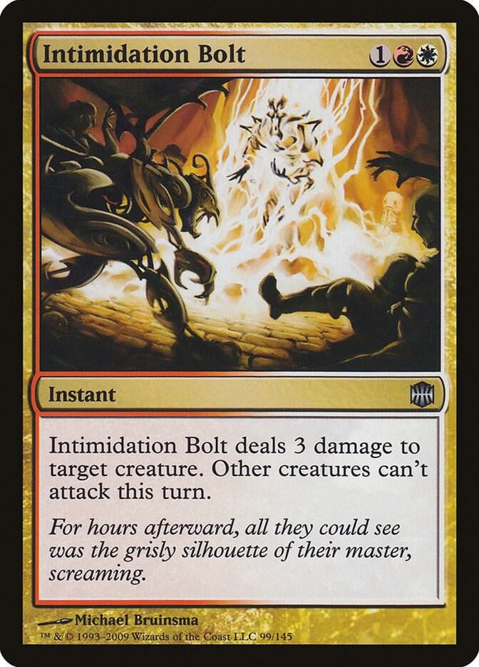 Intimidation Bolt [Alara Reborn] 99