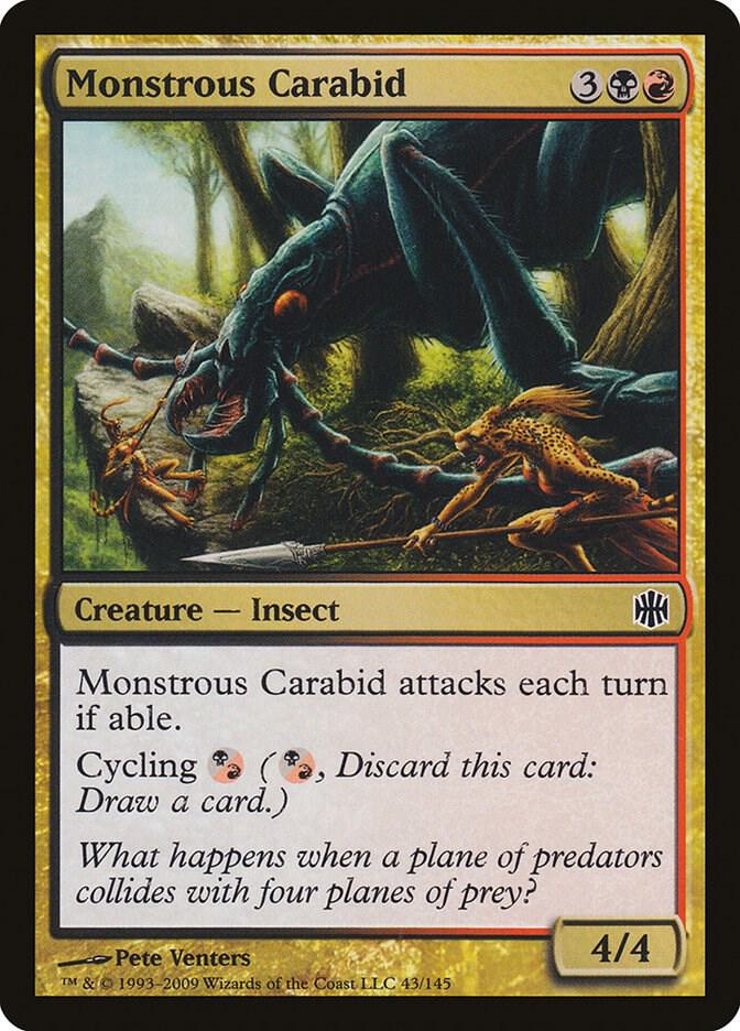 Monstrous Carabid [Alara Reborn] 43