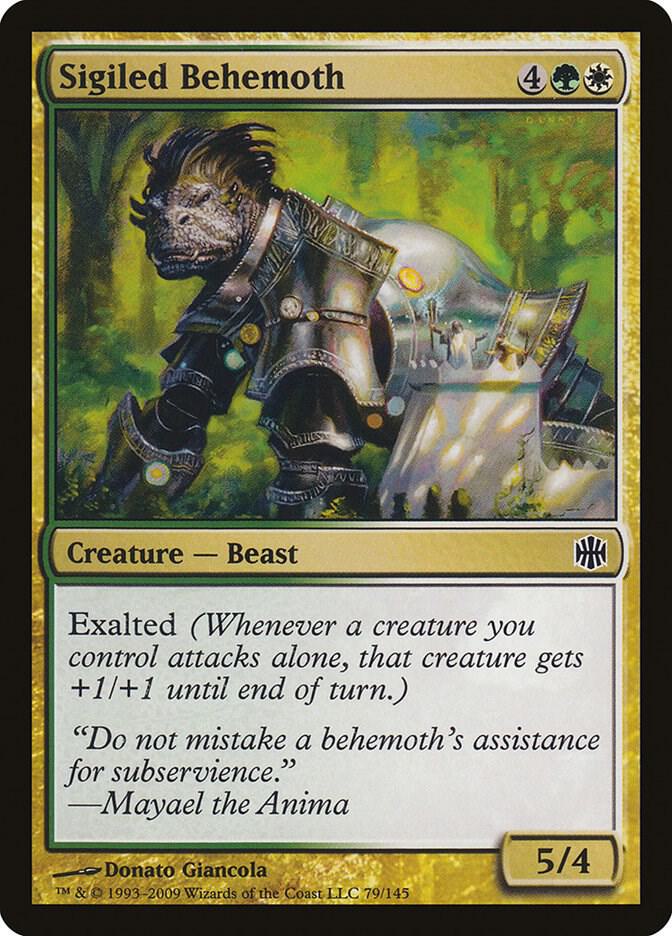 Sigiled Behemoth [Alara Reborn] 79