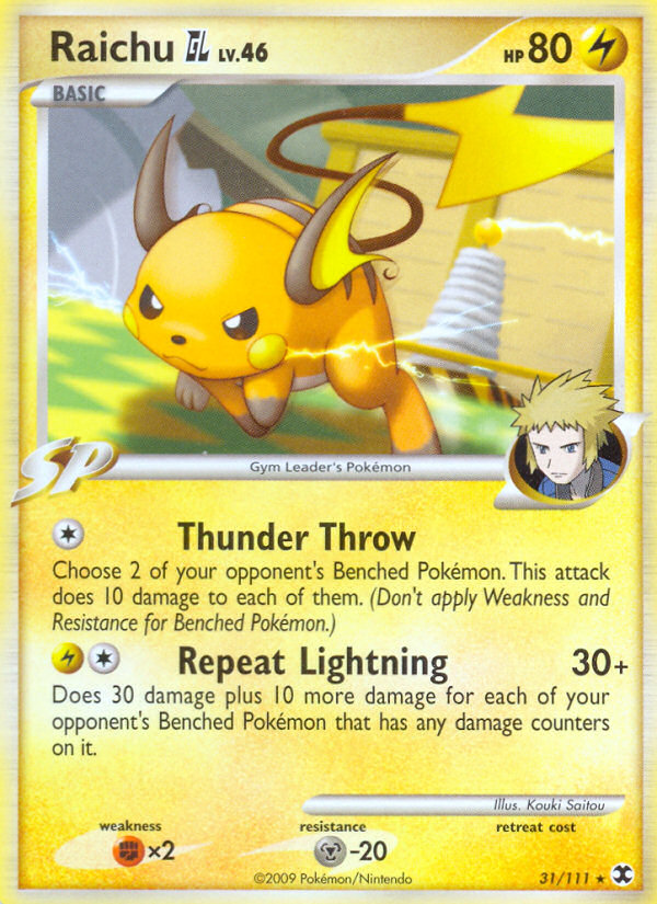 Raichu GL - 31/111 Rising Rivals