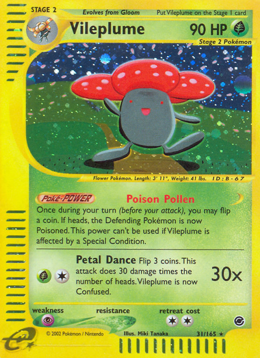 Vileplume - 31/165 Expedition Base Set