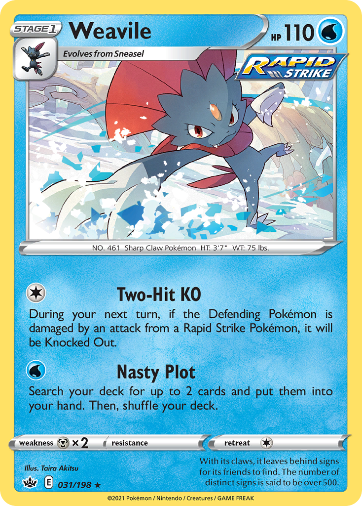 Weavile - 31/198 Chilling Reign