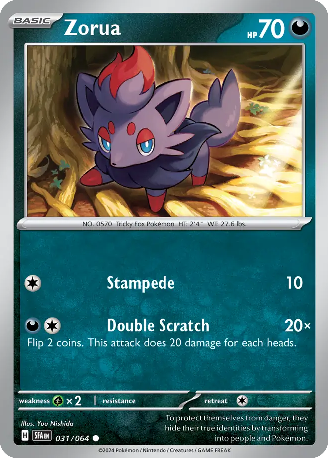 Zorua - 31/64 Shrouded Fable