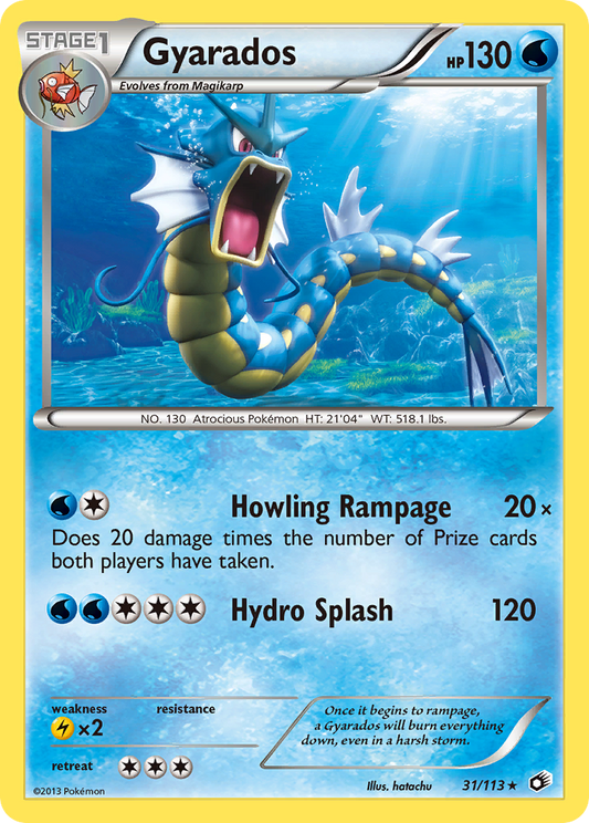 Gyarados - 31/113 Legendary Treasures