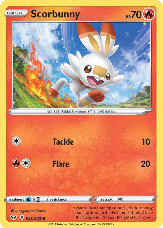 Scorbunny - 31/202 Sword & Shield