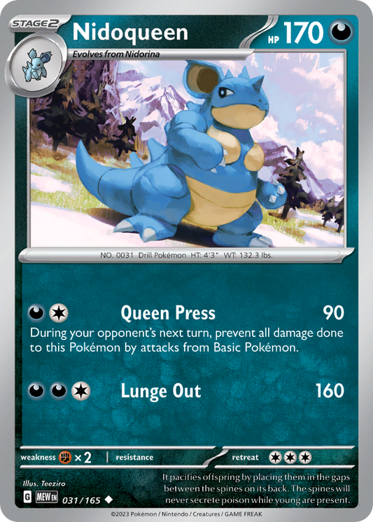 Nidoqueen - 31/165 151