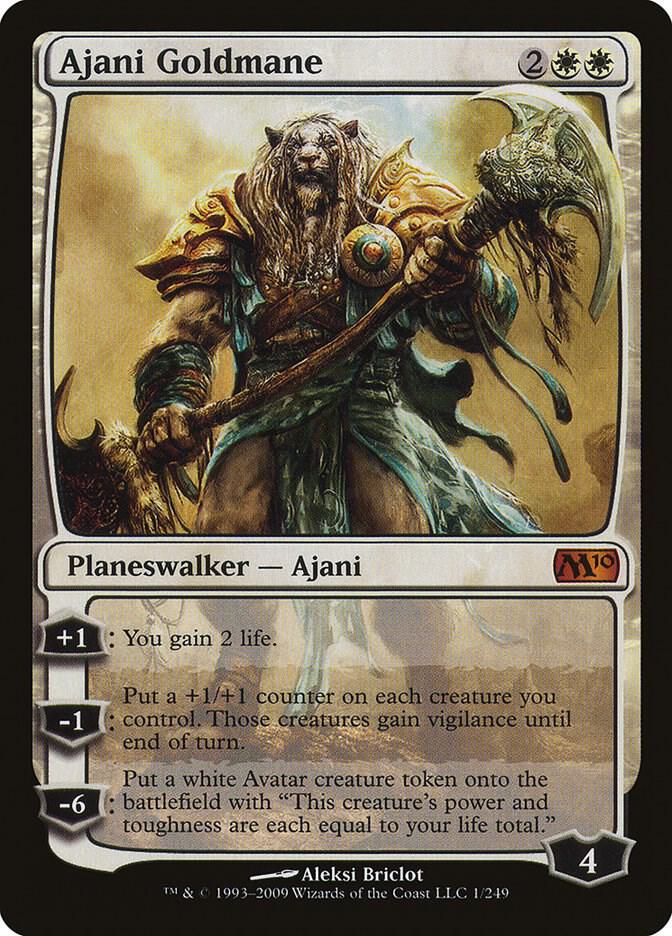 Ajani Goldmane [Magic 2010 (M10)] 1