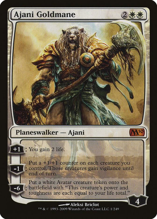 Ajani Goldmane [Magic 2010 (M10)] 1