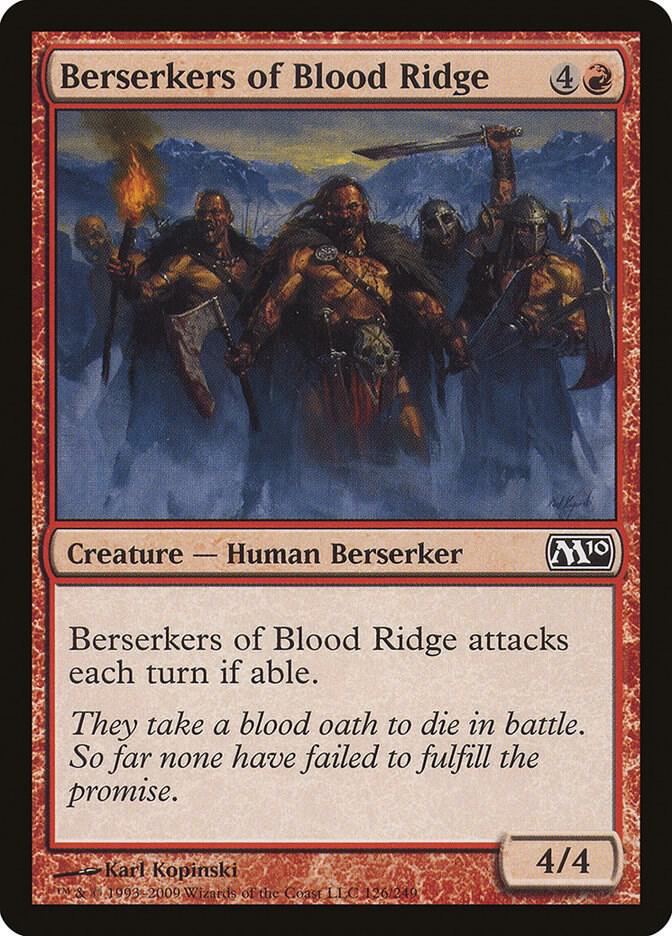 Berserkers of Blood Ridge [Magic 2010 (M10)] 126