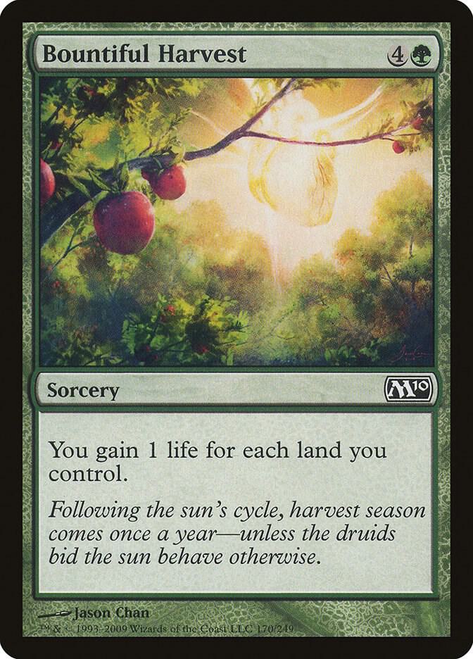 Bountiful Harvest [Magic 2010 (M10)] 170