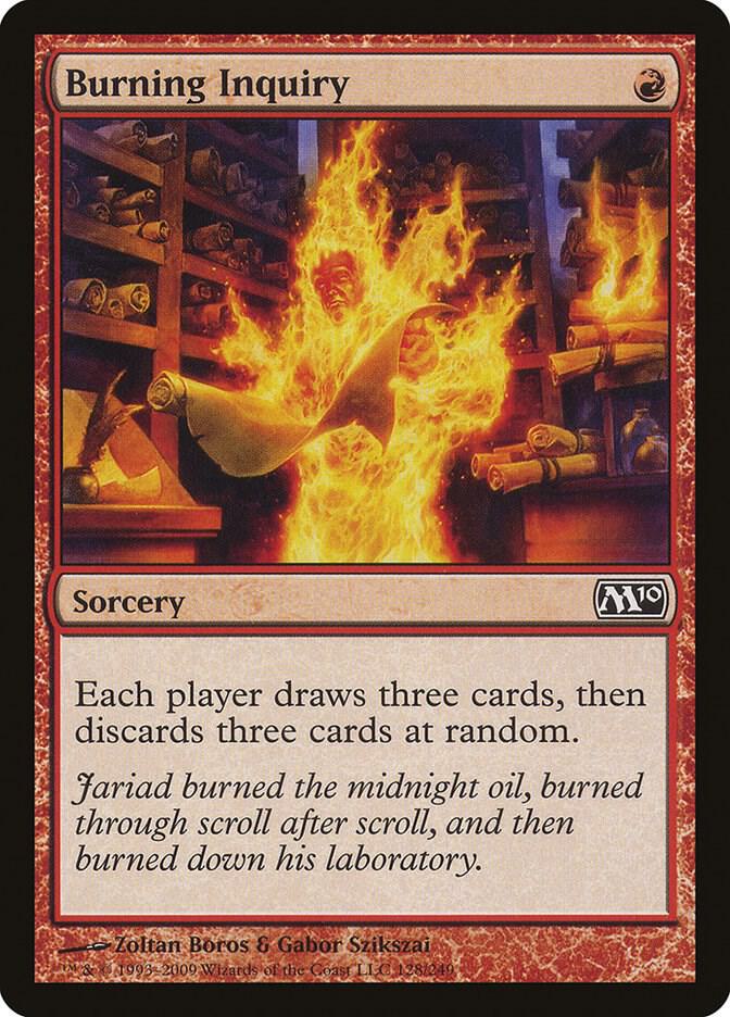 Burning Inquiry [Magic 2010 (M10)] 128