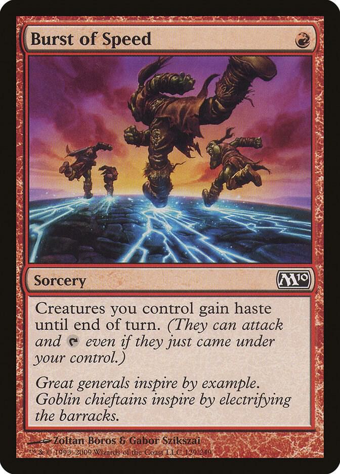 Burst of Speed [Magic 2010 (M10)] 129