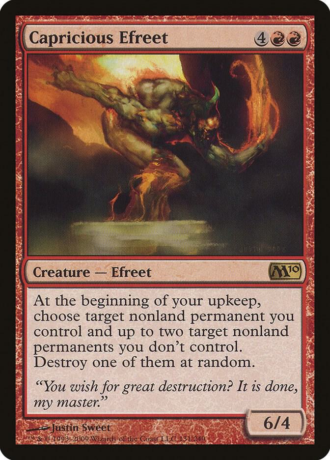 Capricious Efreet [Magic 2010 (M10)] 131