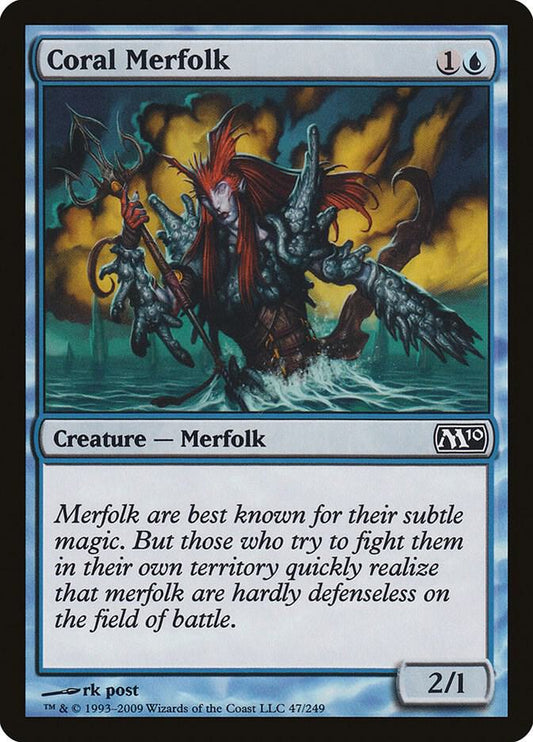 Coral Merfolk [Magic 2010 (M10)] 47