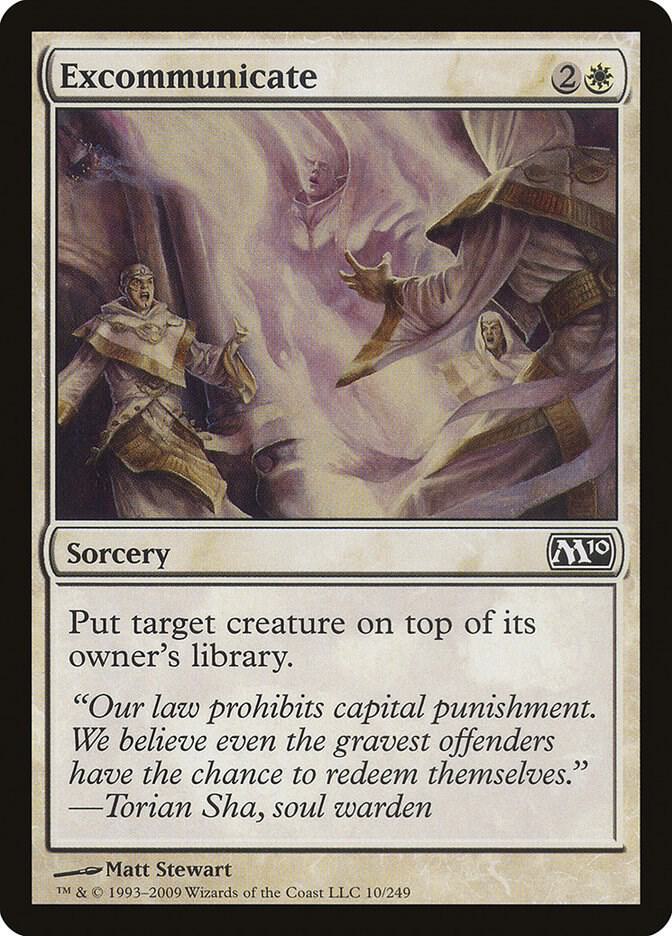 Excommunicate [Magic 2010 (M10)] 10