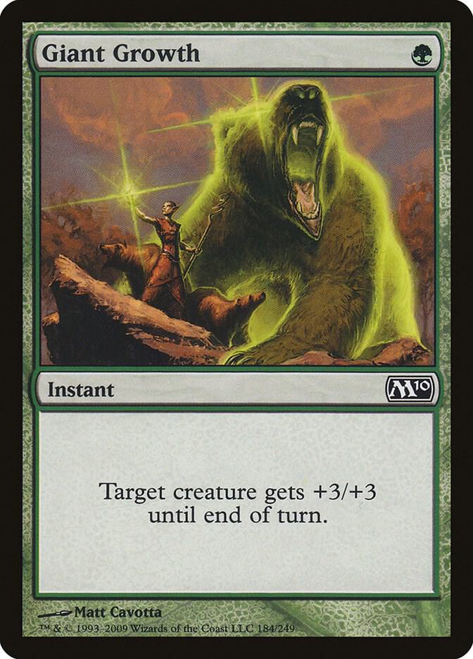 Giant Growth [Magic 2010 (M10)] 184