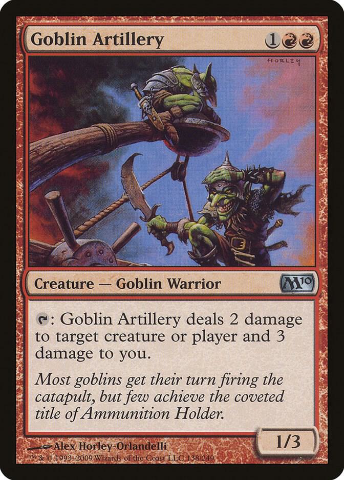 Goblin Artillery [Magic 2010 (M10)] 138