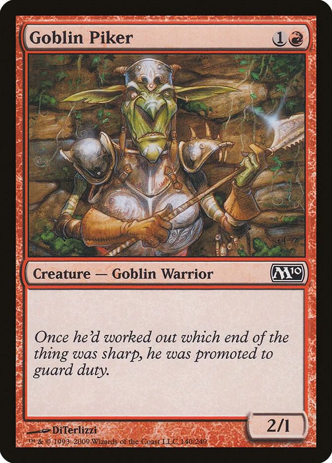 Goblin Piker [Magic 2010 (M10)] 140