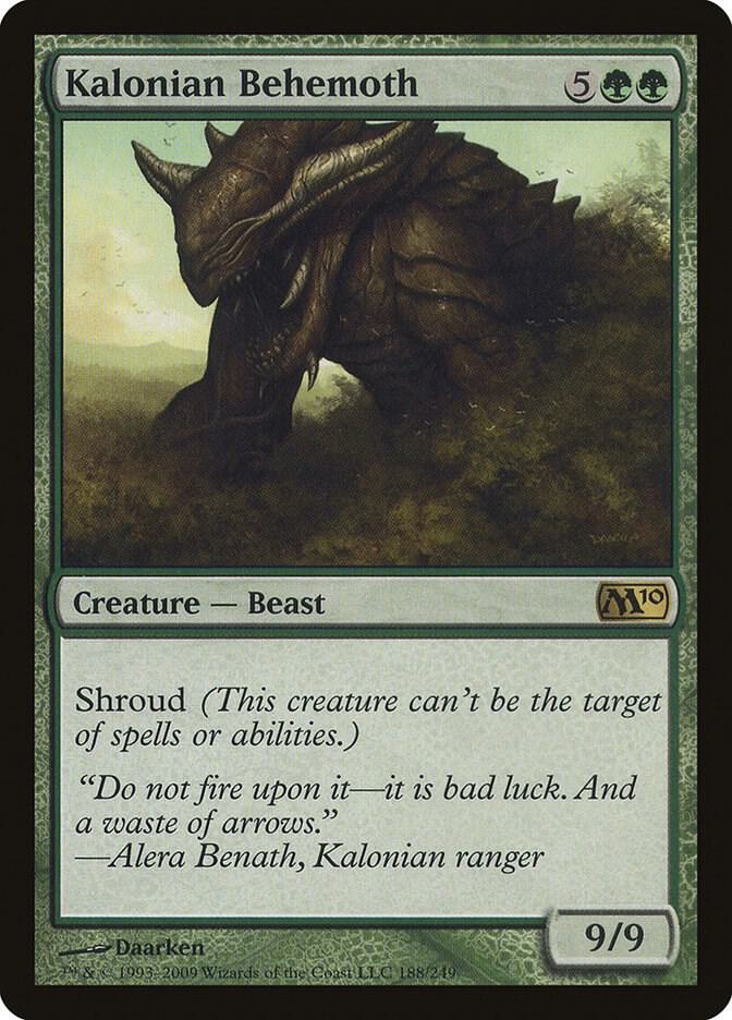 Kalonian Behemoth [Magic 2010 (M10)] 188