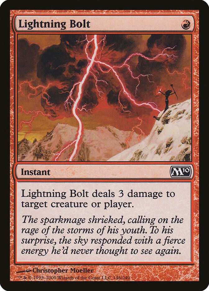 Lightning Bolt [Magic 2010 (M10)] 146