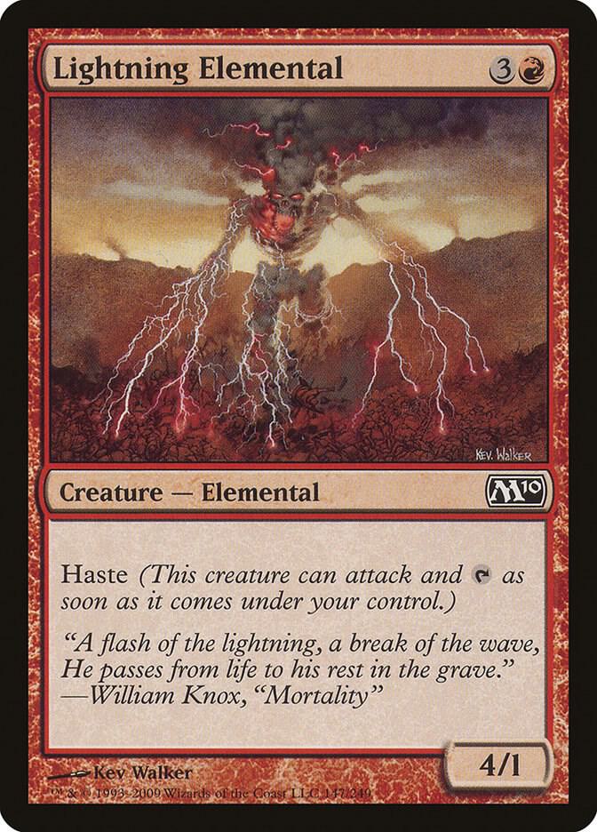 Lightning Elemental [Magic 2010 (M10)] 147