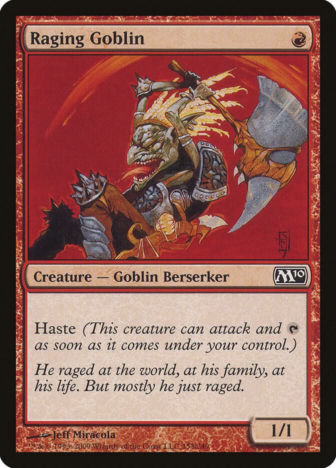Raging Goblin [Magic 2010 (M10)] 153