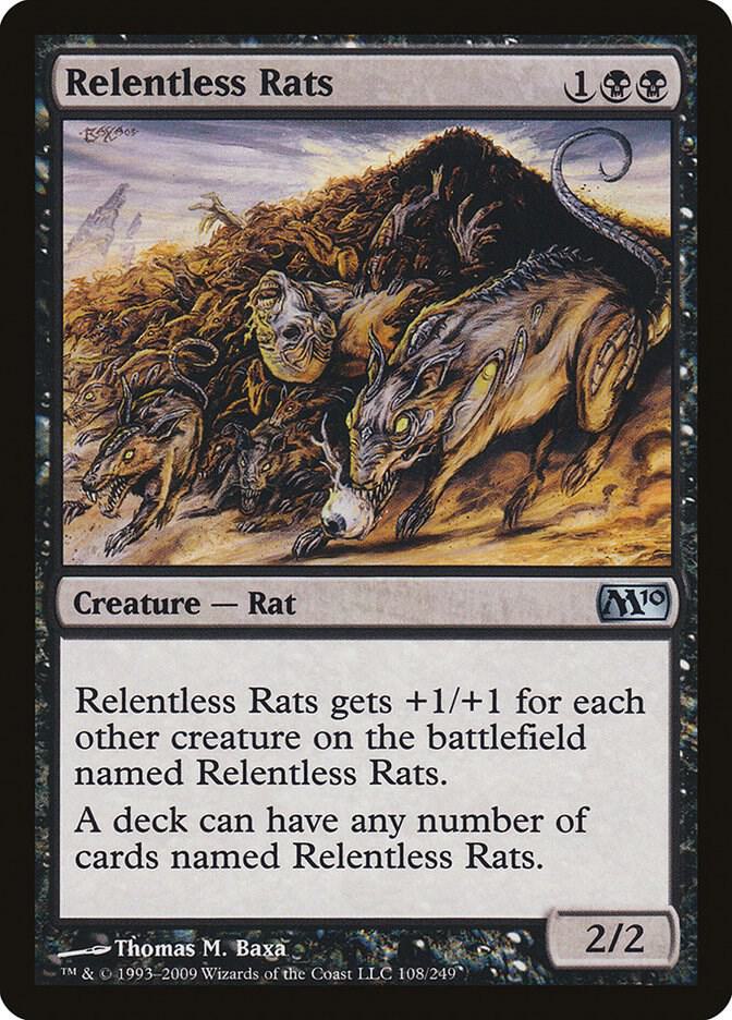 Relentless Rats [Magic 2010 (M10)] 108