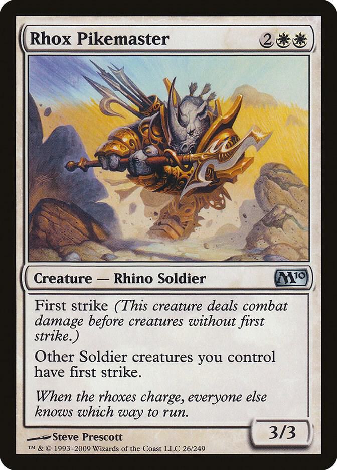 Rhox Pikemaster [Magic 2010 (M10)] 26