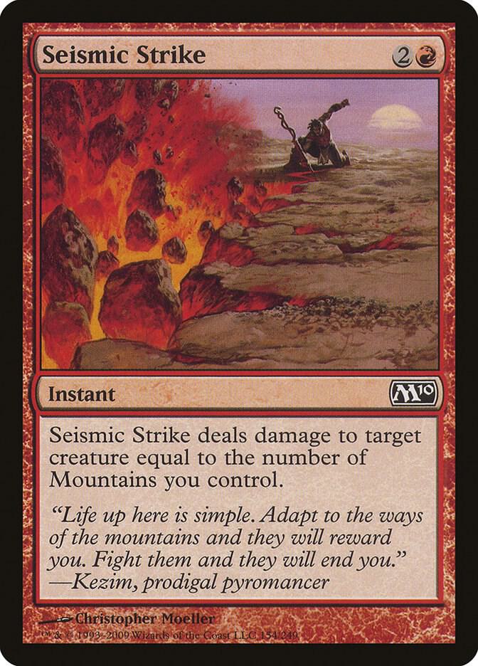 Seismic Strike [Magic 2010 (M10)] 154