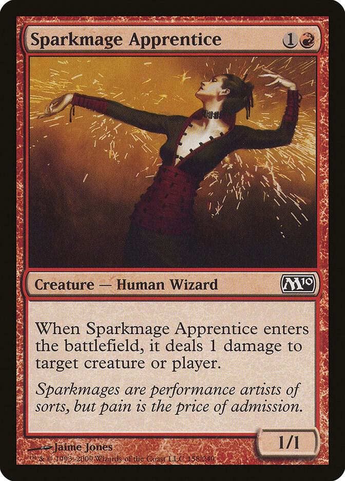 Sparkmage Apprentice [Magic 2010 (M10)] 158