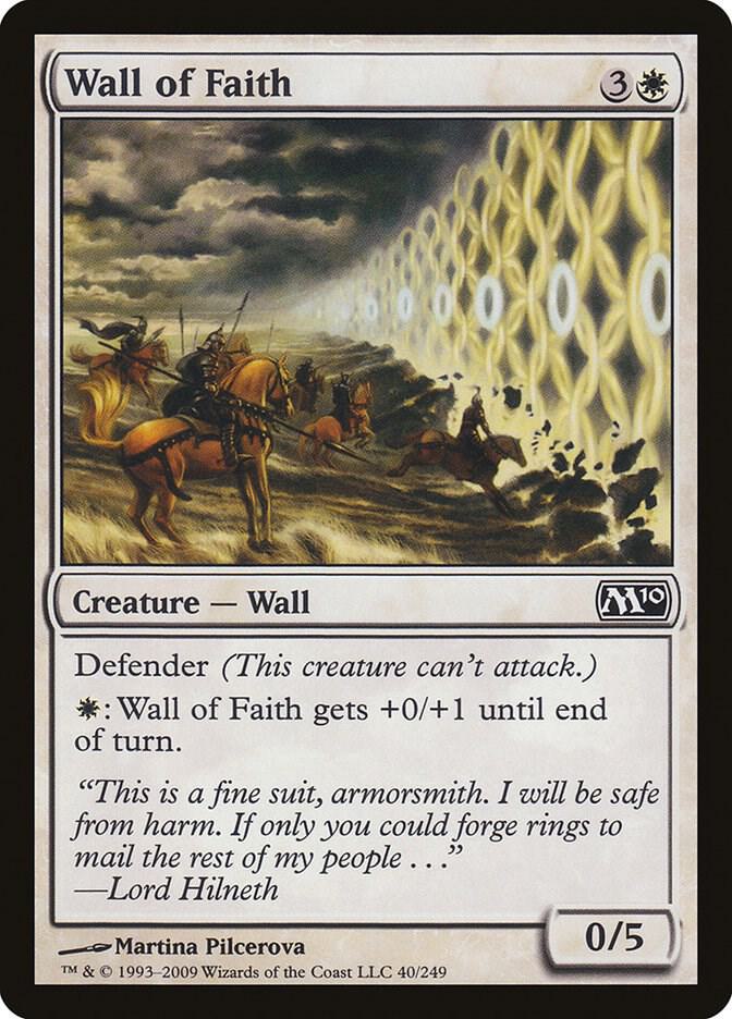 Wall of Faith [Magic 2010 (M10)] 40