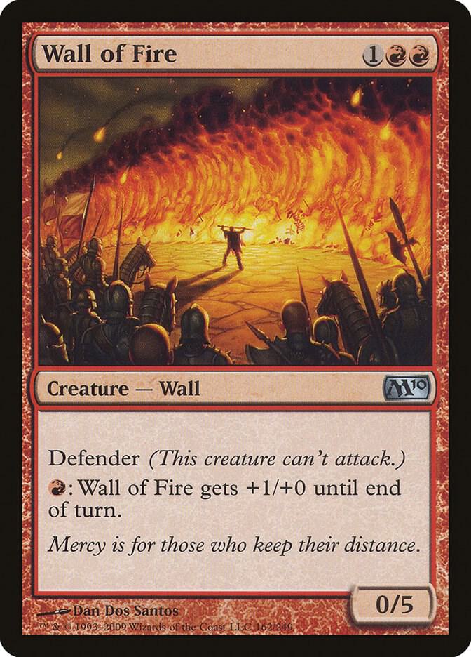 Wall of Fire [Magic 2010 (M10)] 162