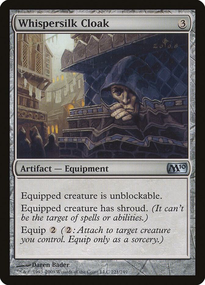 Whispersilk Cloak [Magic 2010 (M10)] 221