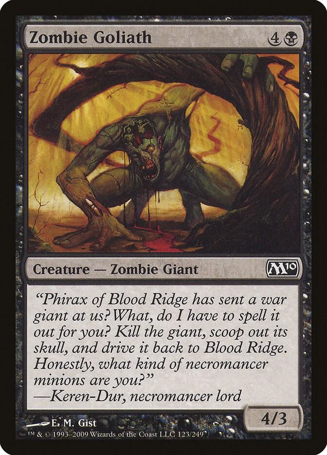 Zombie Goliath [Magic 2010 (M10)] 123