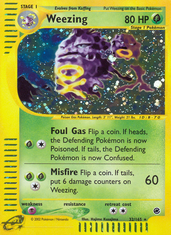 Weezing - 32/165 Expedition Base Set