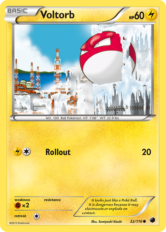 Voltorb - 32/116 Plasma Freeze