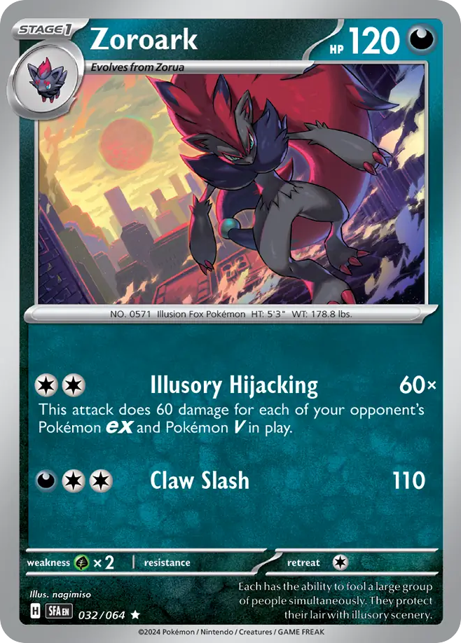 Zoroark - 32/64 Shrouded Fable