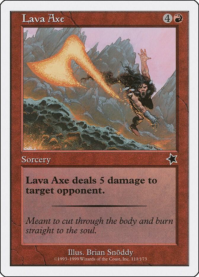 Lava Axe [Starter 1999] 111