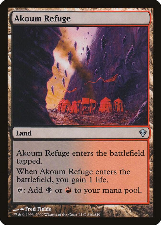 Akoum Refuge [Zendikar] 210