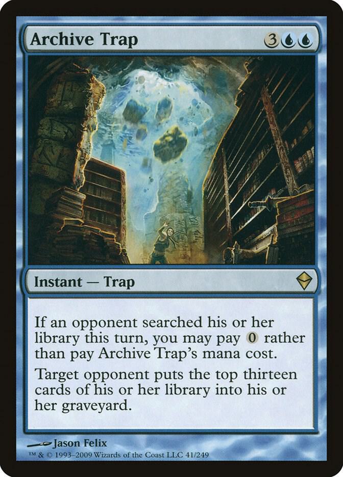 Archive Trap [Zendikar] 41