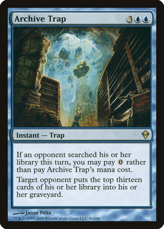 Archive Trap [Zendikar] 41